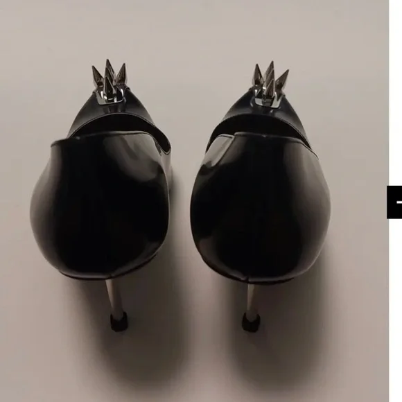 Alexander McQueen Black Studded Heels - worn once! - Picture 4 of 8